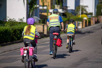Der Fahrrad-Unterricht an der Grundschule