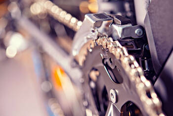 Closeup eines E-Bikes