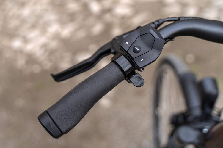 Eine Gangschaltung vom E-Bike