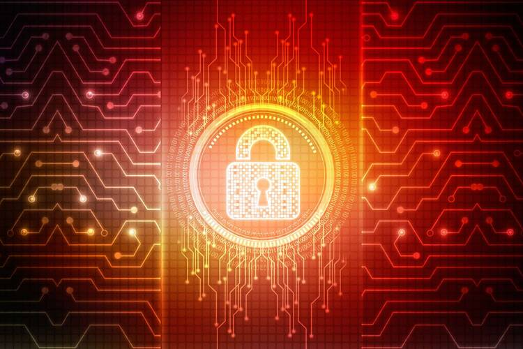 Android ohne Entsperrmuster freischalten Illustration digitaler Sicherheit - Schloss