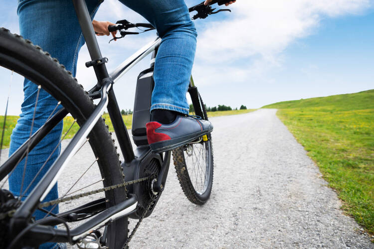 E-Bike Testsieger – die beliebtesten E-Bike Close up vom unterem Teil des E-Bikes