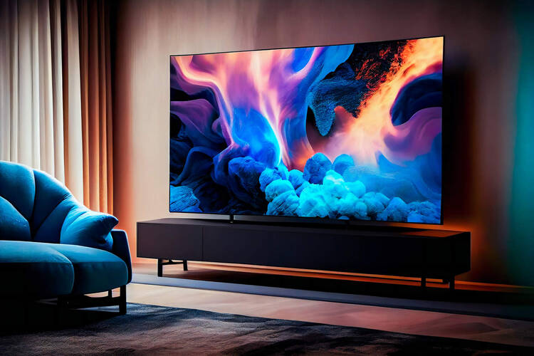 Fernseher mit farbintensivem Bild