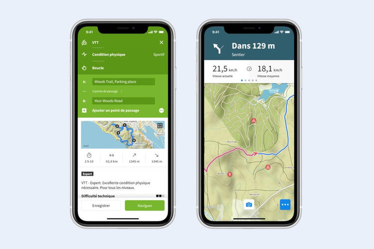 Fahrrad App Komoot