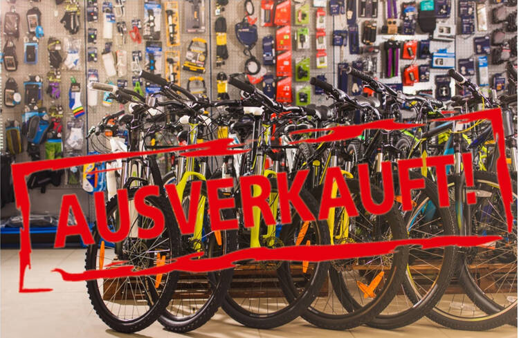 Ausverkaufte Bikes