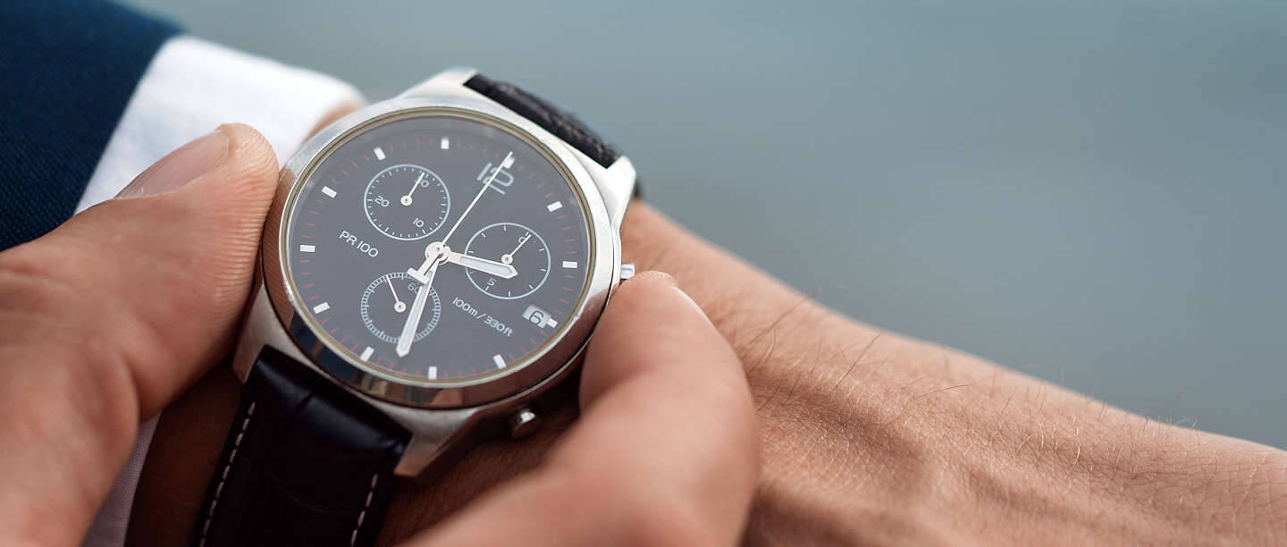 Versicherung Analoge Uhr