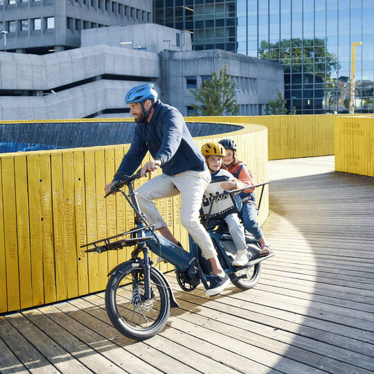 Der Multitinker von Riese & Müller im Einsatz Riese und Müller Fahrrad