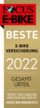 Focus Beste E-BIKE Versicherung 2022